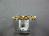 ESTATE .36CT DIAMOND 14K YELLOW GOLD FILIGREE SIZEABLE ETERNITY ANNIVERSARY RING