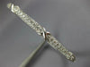 ESTATE 1.93CT DIAMOND 18KT WHITE GOLD 3D X LOVE SEMI ETERNITY BANGLE BRACELET