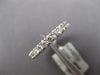 .87CT DIAMOND 18KT WHITE GOLD 3D 3MM COMFORT FIT 3/4TH ETERNITY ANNIVERSARY RING