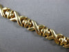 ESTATE LONG 14KT YELLOW GOLD 3D CLASSIC XO LOVE BRACELET