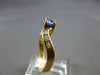 1.0CT DIAMOND & AAA TANZANITE 18K YELLOW GOLD OVAL & EMERALD CUT FUN RING #28032