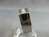 LARGE .70CT DIAMOND 14KT WHITE GOLD PRINCESS CHANNEL INVISIBLE MENS RING #27684