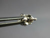 1.23CT DIAMOND 14KT WHITE GOLD 3D ROUND SOLITAIRE SCREWBACK STUD EARRINGS #27501