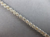 ESTATE 2.0CT DIAMOND 14KT WHITE GOLD 3D CLASSIC ROUND S TENNIS BRACELET