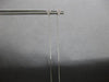 ESTATE LARGE .14CT DIAMOND 18KT WHITE GOLD 3D GEOMETRICAL FUN HANGING EARRINGS