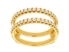 .31CT DIAMOND 14KT WHITE GOLD CLASSIC SOLITAIRE ROUND HALO FRIENDSHIP LOVE RING