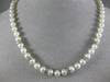 ESTATE .30CT DIAMOND & AAA SOUTH SEA PEARL 14K YELLOW GOLD ROUND NECKLACE #26313