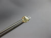 .50CT DIAMOND 14KT YELLOW GOLD SOLITAIRE 3 PRONG SCREWBACK STUD EARRINGS #27603