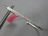 ESTATE .37CT DIAMOND 18KT WHITE GOLD 3D FLEXIBLE 2MM CUFF BANGLE BRACELET