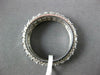 WIDE 3.75CT DIAMOND 18KT WHITE GOLD ROUND & BAGUETTE ETERNITY ANNIVERSARY RING