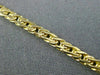 ESTATE 14KT YELLOW GOLD FANCY HANDCRAFTED ITALIAN HARRINGBONE 2.5mm CHAIN #25774