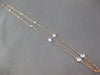 .70CT DIAMOND 14KT WHITE & ROSE GOLD 3D CLASSIC BY THE YARD LOVE NECKLACE #27242