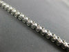ESTATE 2.12CT DIAMOND 14KT WHITE GOLD 3D CLASSIC ROUND 4 PRONG TENNIS BRACELET