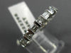 ESTATE 2.40CT BAGUETTE & ROUND CUT DIAMOND 14KT WHITE GOLD ETERNITY RING #22295