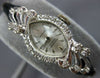 ANTIQUE .15CT OLD MINE DIAMOND 14KT WHITE GOLD CROTON SWISS LADY'S WATCH #27315