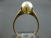 ESTATE AAA SOUTH SEA PEARL 14KT YELLOW GOLD 3D CLASSIC SOLITAIRE ENGAGEMENT RING