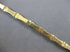 ESTATE LONG 14KT 2 TONE GOLD 3D CLASSIC BAMBOO LOVE BRACELET