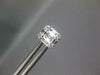 .64CT DIAMOND 18KT ROSE GOLD 3D ROUND & BAGUETTE INVISIBLE SQUARE STUD EARRINGS