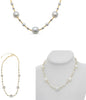 ESTATE AAA SOUTH SEA PEARL 18KT 2 TONE GOLD 3D BY THE YARD FUN LOVE NECKLACE
