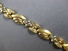 ESTATE 14KT WHITE & YELLOW GOLD 3D MATTE & SHINY CLASSIC FLORAL FUN BRACELET