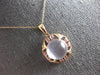 4.72CT DIAMOND & AAA PINK SAPPHIRE & PINK QUARTZ 14K ROSE GOLD 3D FLORAL PENDANT