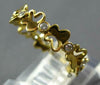 ESTATE .18CT DIAMOND 18KT YELLOW GOLD CLASSIC MULTI BUTTERFLY ETERNITY LOVE RING