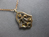 ESTATE .13CT DIAMOND 14KT ROSE GOLD 3D ROUND FILIGREE BELL FUN FLOATING PENDANT