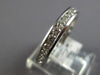 1.24CT DIAMOND 14KT WHITE GOLD 3D CHANNEL 3mm ETERNITY WEDDING ANNIVERSARY RING