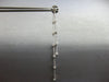 .86CT DIAMOND 18K WHITE GOLD ROUND BEZEL BY THE YARD INSIDE OUT HANGING EARRINGS