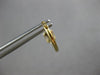 .50CT DIAMOND 18KT YELLOW GOLD 3D ROUND & BAGUETTE HUGGIE HOOP HANGING EARRINGS