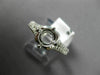 .45CT DIAMOND 14KT WHITE GOLD 3D 4 PRONG ROUND SEMI MOUNT ENGAGEMENT RING #17075