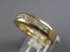 .63CT DIAMOND 14KT YELLOW GOLD CLASSIC PRINCESS CHANNEL WEDDING ANNIVERSARY RING