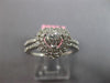 .95CT DIAMOND 18KT WHITE GOLD 3D HEART SHAPE & ROUND DOUBLE HALO ENGAGEMENT RING