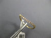 .20CT DIAMOND 14KT YELLOW GOLD 3D 1.5MM FLEXIBLE SEMI ETERNITY ANNIVERSARY RING