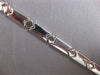 ESTATE 14KT WHITE GOLD 3D CLASSIC GEOMETRICAL ITALIAN HANDCRAFTED LOVE BRACELET