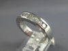 .80CT DIAMOND 14KT WHITE GOLD ROUND & BAGUETTE CHANNEL WEDDING ANNIVERSARY RING