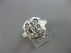 LARGE 1.68CT DIAMOND 18KT WHITE GOLD ROUND & BAGUETTE INVISIBLE ENGAGEMENT RING