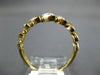ESTATE .19CT DIAMOND 14KT YELLOW GOLD 3D MULTI LEAF GRADUATING FUN RING