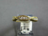 .45CT DIAMOND 14KT YELLOW GOLD 5 STONE MARQUISE SHAPE FILIGREE ANNIVERSARY RING