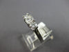 1.0CT DIAMOND 14KT WHITE GOLD ROUND 3 STONE PAST PRESENT FUTURE ENGAGEMENT RING
