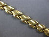 ESTATE WIDE & LONG 14KT YELLOW GOLD CLASSIC MATTE & SHINY ITALIAN LOVE BRACELET