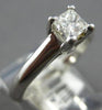 .42CT DIAMOND 14KT WHITE GOLD CLASSIC PRINCESS SOLITAIRE LUCIDA ENGAGEMENT RING