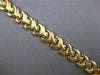 ESTATE WIDE 14KT YELLOW GOLD CLASSIC MATTE & SHINY LOVE KNOT DESIGN FUN BRACELET