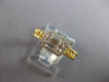 .22CT DIAMOND 14KT YELLOW GOLD ROUND & BAGUETTE INVISIBLE SQUARE LOVE KNOT RING