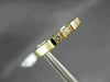 ESTATE .40CT BAGUETTE & ROUND DIAMOND 14K YELLOW GOLD 3D ANNIVERSARY RING 10077