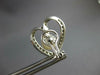 LARGE .75CT DIAMOND & AAA SOUTH SEA PEARL 14K WHITE GOLD CLIP ON EARRINGS #27481
