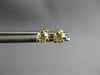 .50CT DIAMOND 14KT YELLOW GOLD SOLITAIRE 3 PRONG SCREWBACK STUD EARRINGS #27603