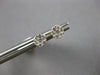 ESTATE SMALL .25CT DIAMOND 14K WHITE GOLD CLUSTER INVISIBLE FLOWER STUD EARRINGS
