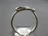 .50CT DIAMOND 14KT WHITE GOLD CLASSIC SOLITAIRE ROUND LOVE KNOT UNISEX FUN RING