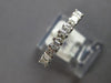 .50CT DIAMOND 14KT WHITE GOLD 3D PRINCESS SEMI ETERNITY WEDDING ANNIVERSARY RING